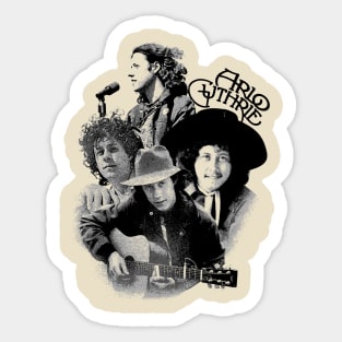 Arlo Guthrie(Singer Songwriter) Sticker